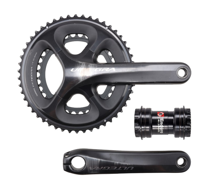 Shimano Ultegra FC-6800 2x 11 Speed Road Bike Crankset 175mm 50/34T Compact w/BB
