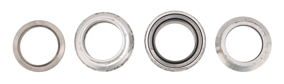 Chris King NoThreadSet External Cup Road Bike Headset 1 1/8" 34mm SILVER MTB