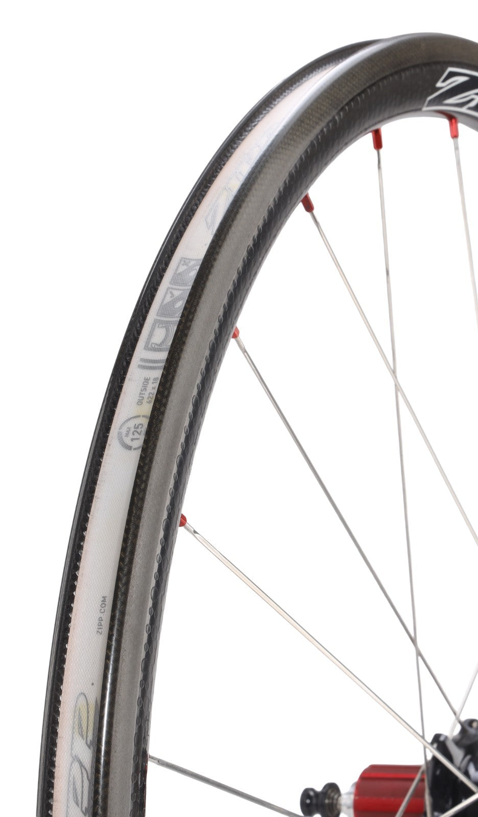 Zipp 202 Carbon Clincher Road REAR Wheel Shimano 11 Speed 700c Rim QR USA Made