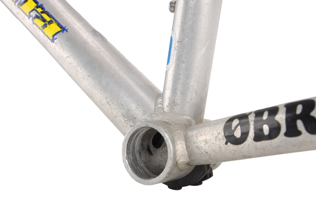 GT Avalanche Alloy 26" MTB Frameset LG Silver Rim Brake Triple Triangle '90s
