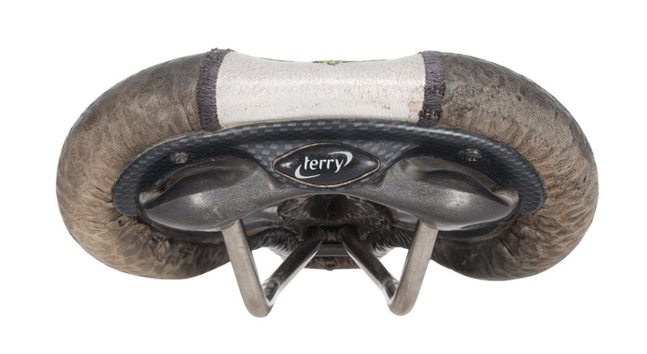 Terry Butterfly Ti Women Road Mountain Bike Saddle 152mm 7 x 7mm Black Leopard