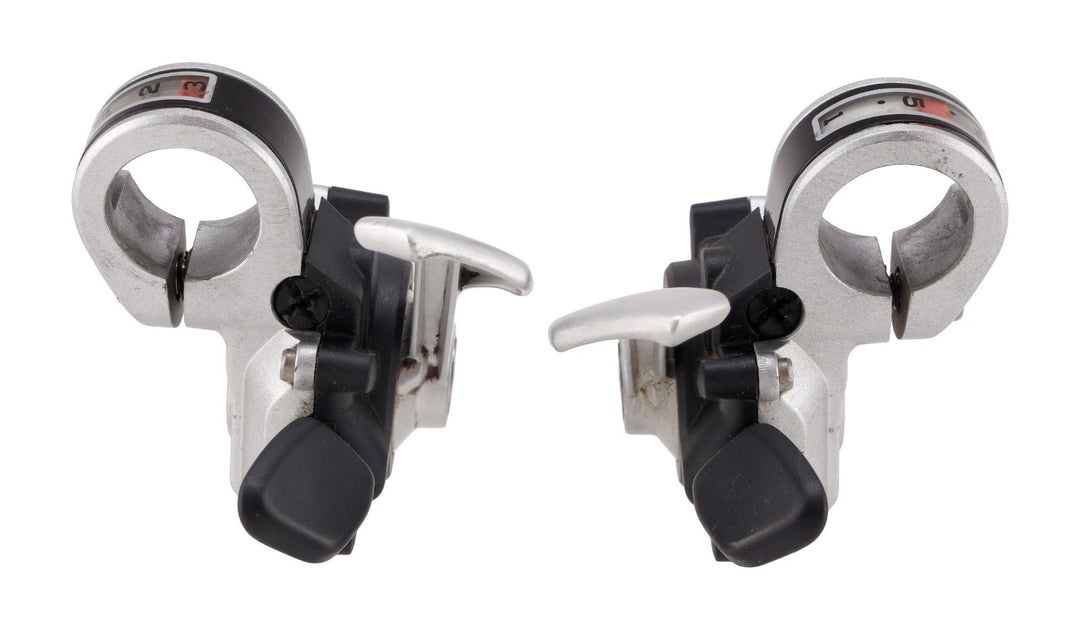 SRAM X-9 3 x 9 Spd Mountain Bike Trigger Shifter Set SILVER Vintage Impulse Tech