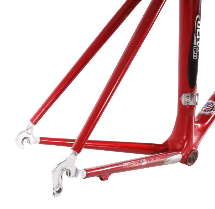Trek 5500 OCLV 120 Carbon Road Bike Frameset 52cm Pearl Red Rim QR USA 2003