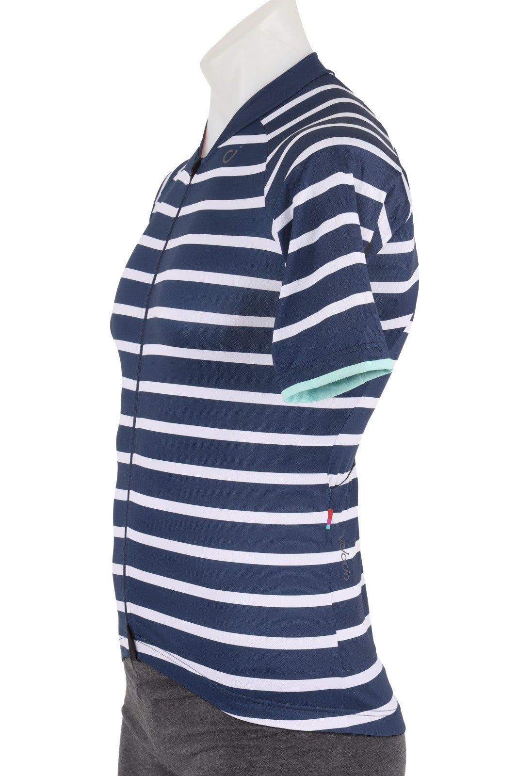 Velocio Breton SE Short Slv Cycling Jersey Men SMALL BLUE Road Gravel Race Fit