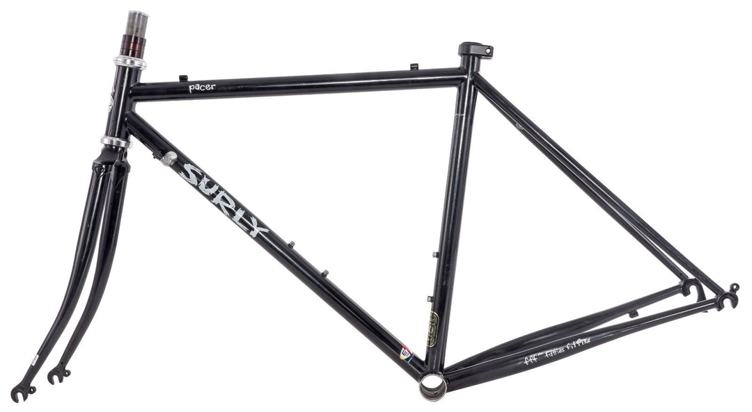 Surly Pacer Steel Road Bike Frameset 50cm BLACK 700c Race Cycling 4130 CX 2002