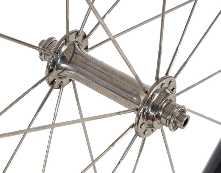 Luxe Wheelworks Carbon Tubular Road Wheelset Shimano 11 Spd 700c Rim Brake QR Ti