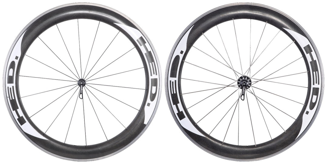 HED Jet 6 Carbon/Alloy Clincher Road Bike Wheelset Shimano 10s 700c Rim Brake QR