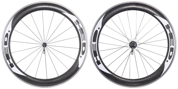 HED Jet 6 Carbon/Alloy Clincher Road Bike Wheelset Shimano 10s 700c Rim Brake QR