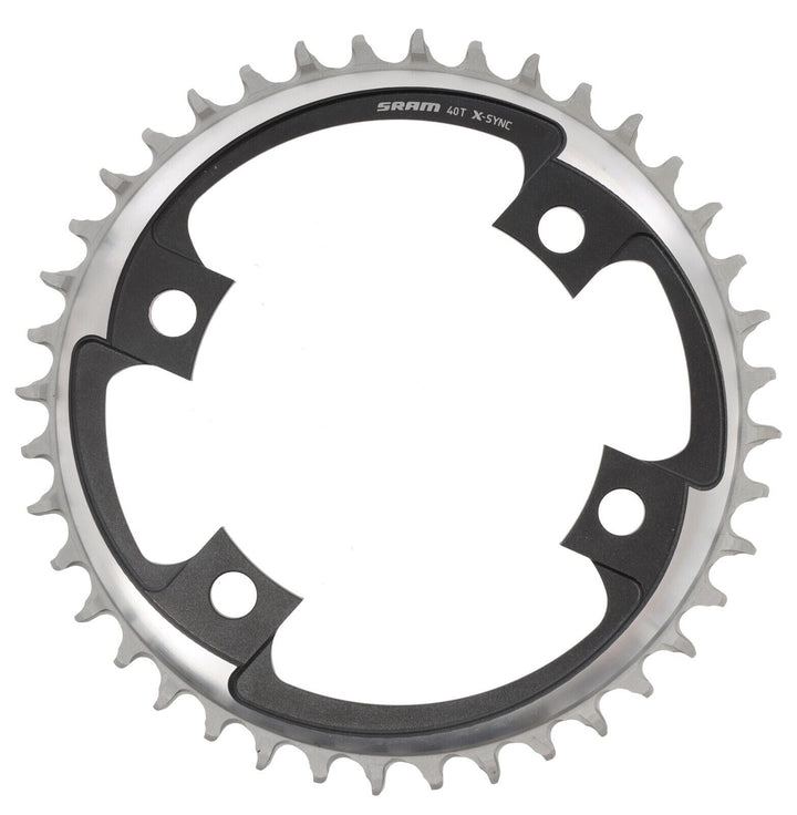 SRAM X-Sync AXS 1x 12 Speed Gravel Bike Chainring 40T 107mm BCD Road CX 4 Bolt