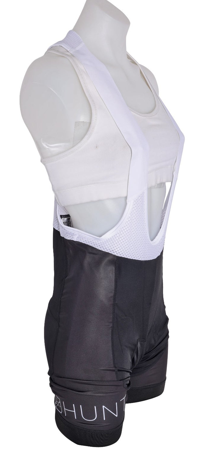 Pedal Mafia Hunt Wheels Cycling Bib Shorts Women MEDIUM Black Road Bike MTB CX