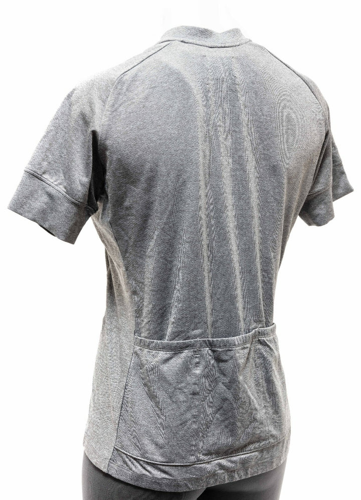 Giro Sport Design Short Sleeve Cycling Jersey Women MEDIUM Gray Road Bike Gravel