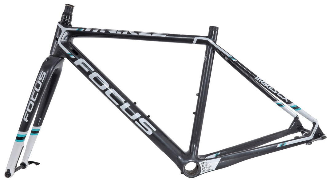 Focus Mares CX Carbon Disc Cyclocross Frameset 48cm XS BLACK Flat Mount 2018
