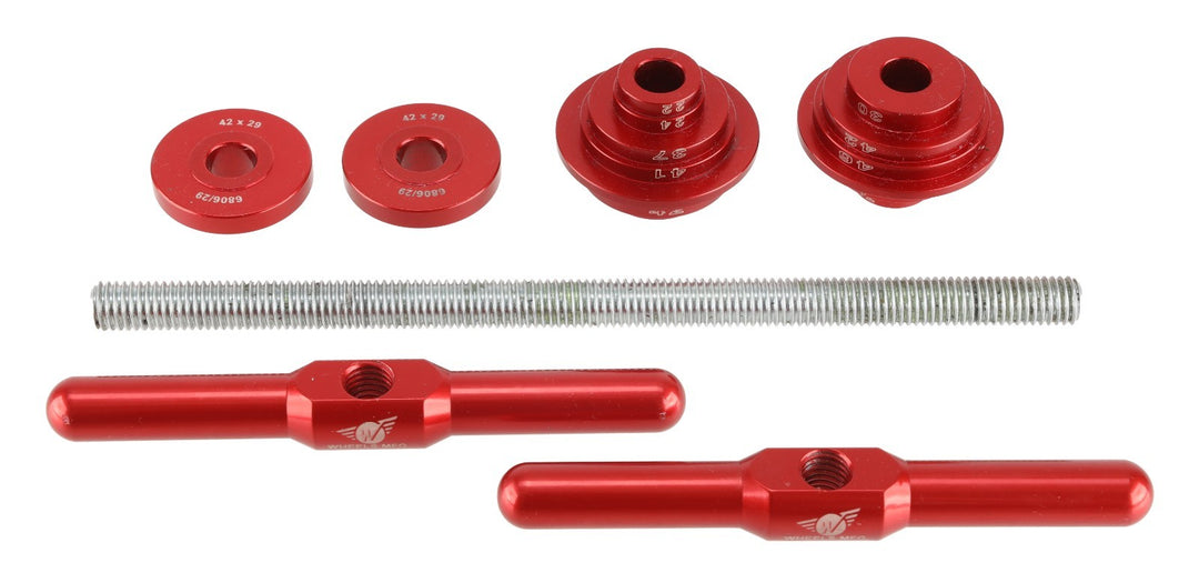 Wheels MFG PRESS-7 Universal Bottom Bracket Press w/SRAM DUB Drifts RED Road MTB
