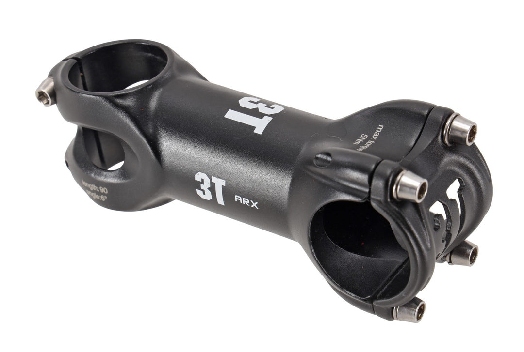 3T ARX Alloy Road Bike Stem 31.8 x 90mm BLACK 6º Gravel 1-1/8" Mountain Race