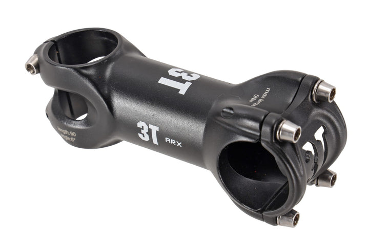 3T ARX Alloy Road Bike Stem 31.8 x 90mm BLACK 6º Gravel 1-1/8" Mountain Race
