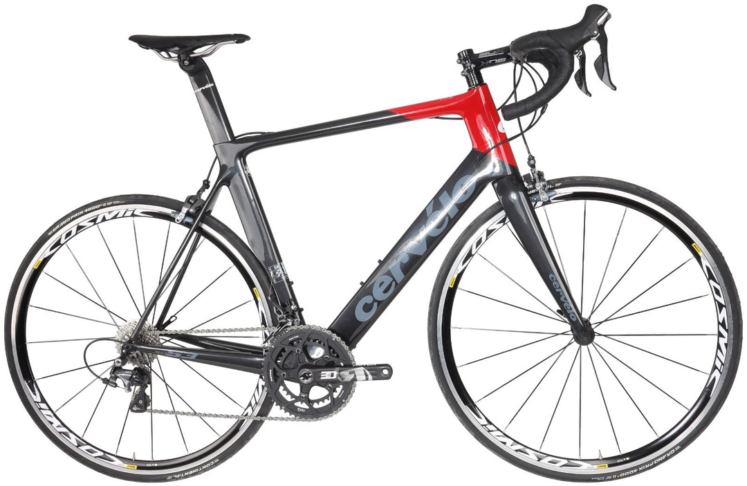 Cervelo S3 Ultegra Carbon Road Bike 2x 11 Sp 58cm Shimano BLACK 700c Rim QR 2016