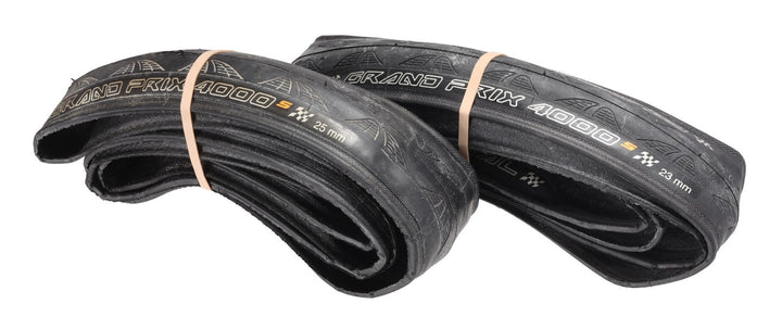 Continental Grand Prix 4000 S Clincher Road Bike Tires 1 PAIR 700 x 23/25c Race