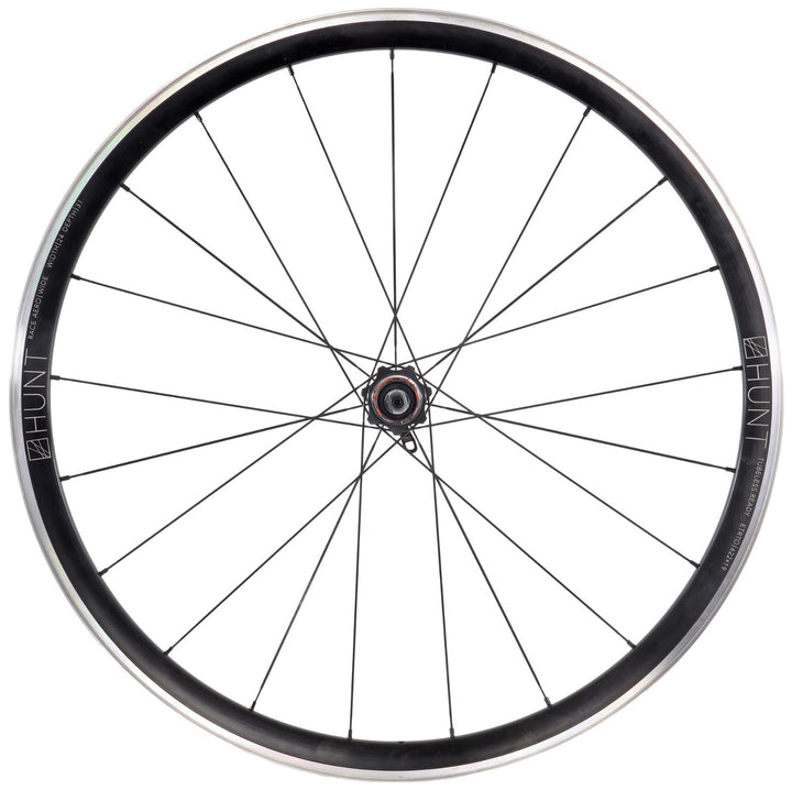 HUNT Race Aero Wide Alloy Tubeless Road REAR Wheel Shimano 11 Speed 700c QR Rim