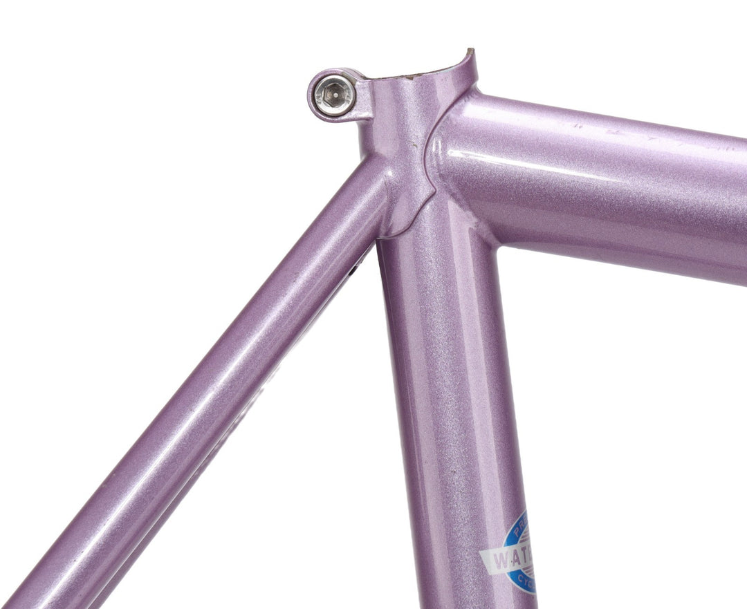 Waterford R-33 Steel Road Bike Frameset 56cm Carbon PURPLE 700c QR Rim Brake USA