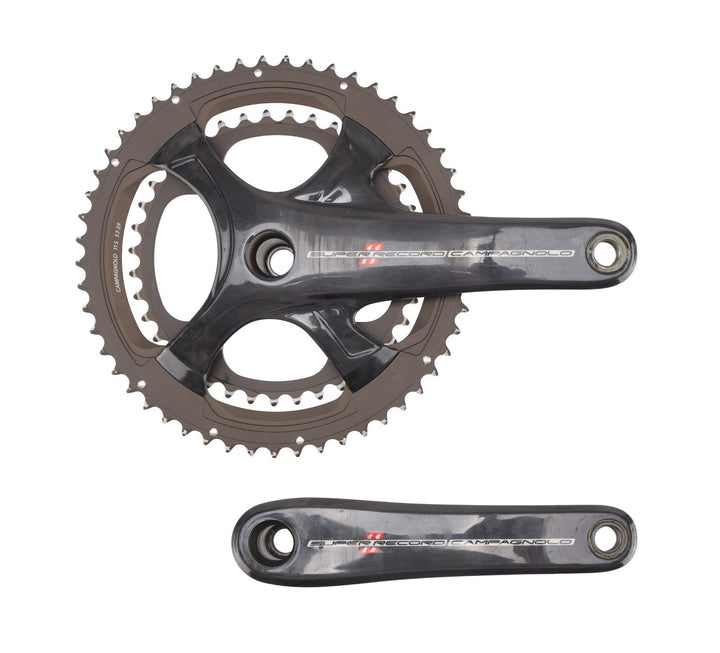 Campagnolo Super Record 2 x 11 Speed Carbon Road Bike Crankset 175mm 53/39T