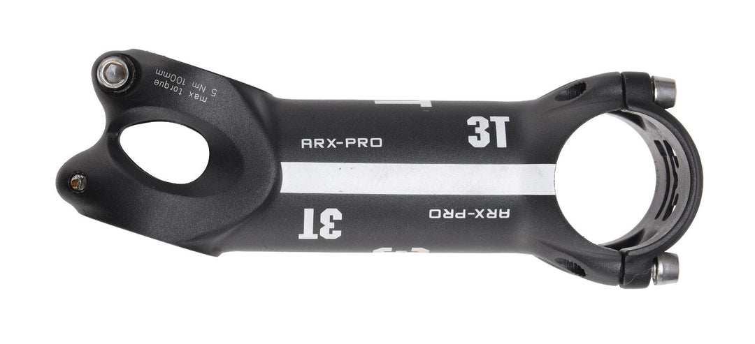 3T ARX-PRO Alloy Road Bike Stem 31.8 x 100mm 17º BLACK 1 1/8" Gravel Race