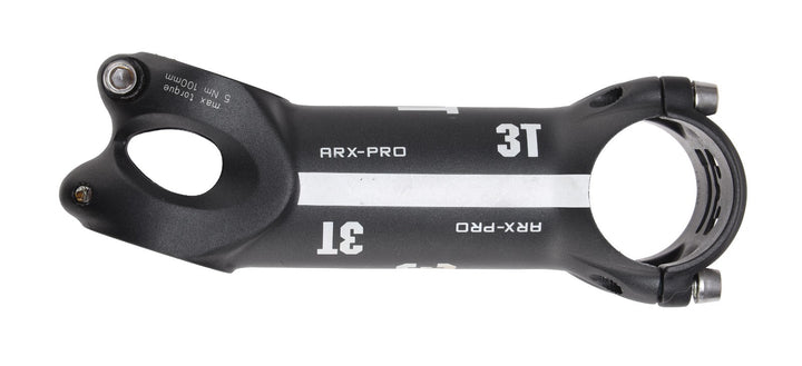 3T ARX-PRO Alloy Road Bike Stem 31.8 x 100mm 17º BLACK 1 1/8" Gravel Race