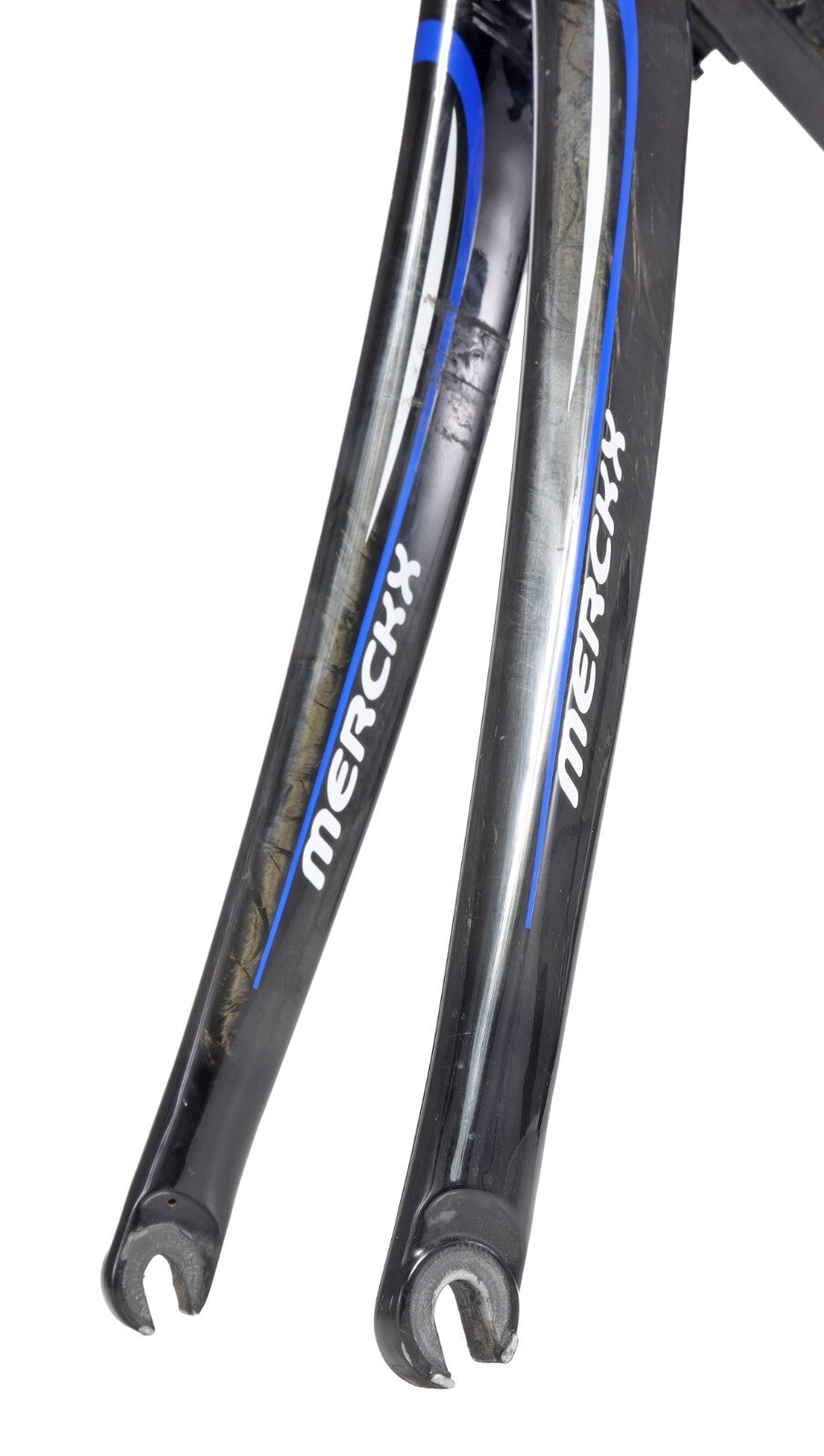 Eddy Merckx LXM Carbon Road Bike Frameset 55cm Sloping BLUE/BLACK QR Rim 2009