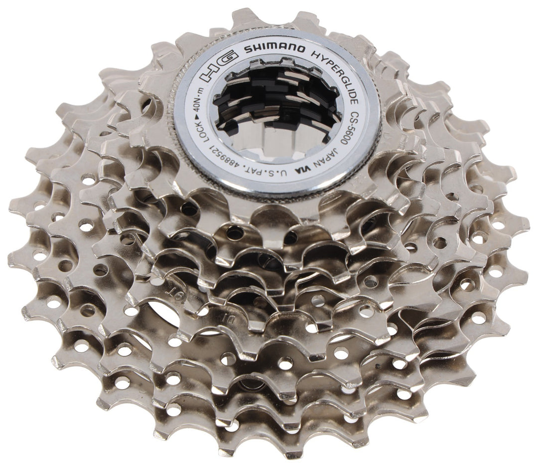 Shimano 105 CS-5600 10 Speed Road Bike Cassette 12-25T Steel Hyperglide HG