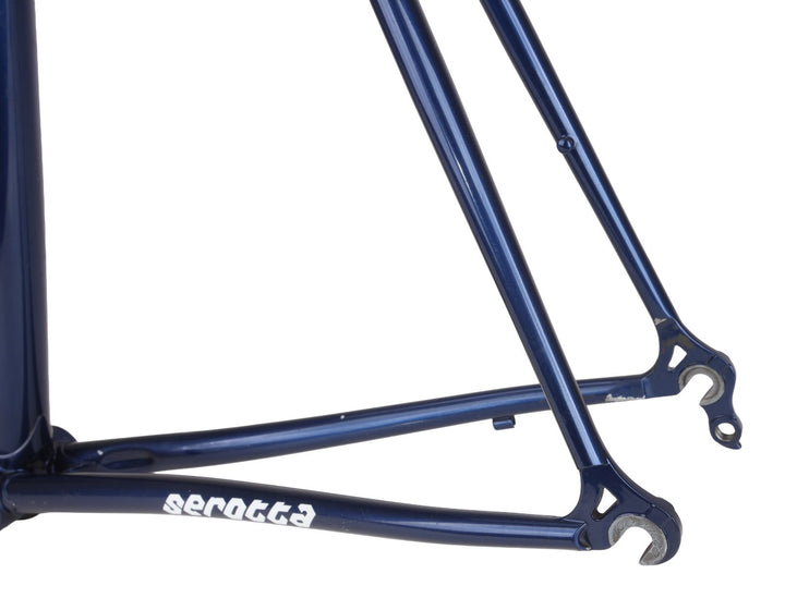 Serotta CSI Steel Road Bike Frameset 60cm Carbon Fork BLUE 700c Record USA Made