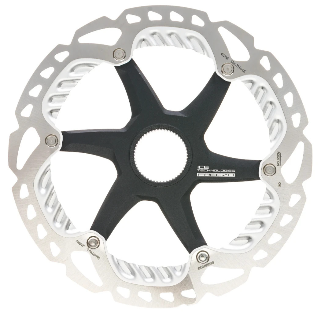 Shimano XTR Saint SM-RT99-L Mountain Bike Disc Brake Rotor 203mm Center Lock MTB