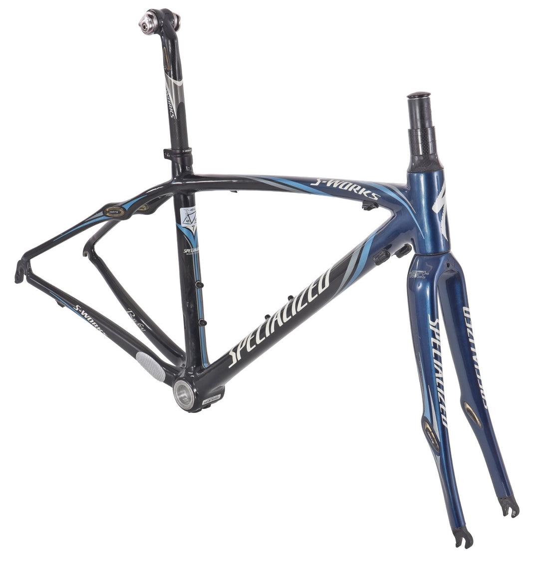 Specialized S-Works Ruby SL Women Carbon Road Bike Frameset 44cm BLUE 700c 2009