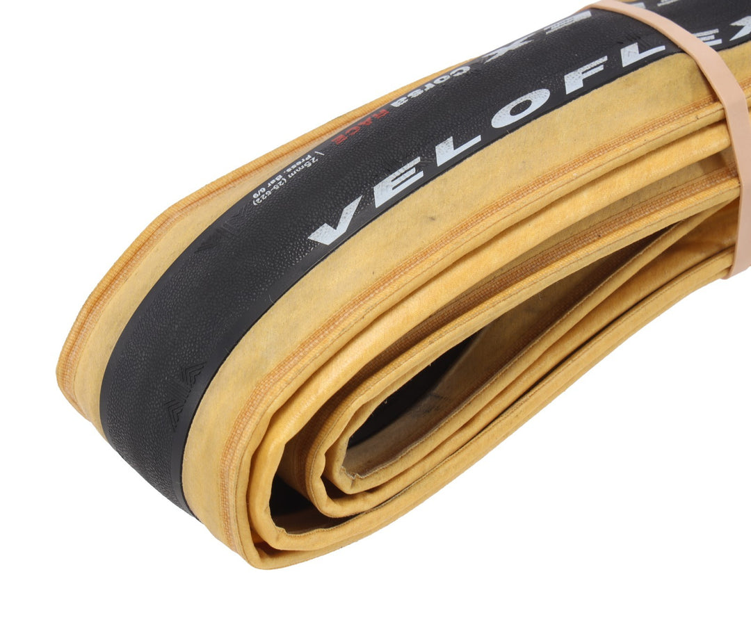 Veloflex Corsa Race Clincher Road Bike Tire 700 x 25c Tanwall 320 TPI Race TT