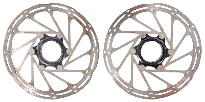 SRAM CenterLine Gravel Bike Disc Brake Rotors 160mm Centerlock PAIR Road 6 Bolt