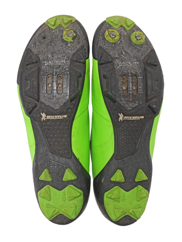 Shimano S-Phyre XC901 Carbon Mountain Bike Shoes EU 43 US 8.9 Neon Green XC9 BOA