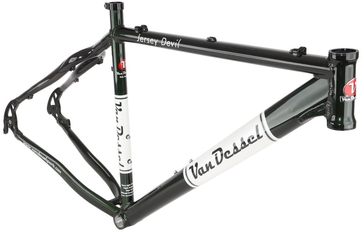 Van Dessel Jersey Devil 29er Alloy Hardtail Mtn Bike Frame XL Green Disc XC 2007