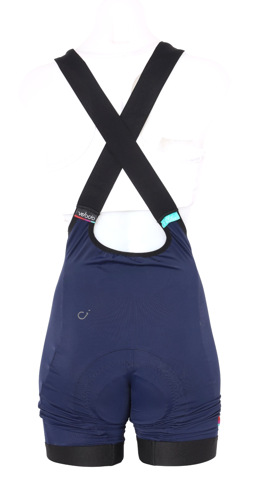 Velocio Signature Cycling Bib Short Women SMALL Navy Road Bike Gravel Cycling