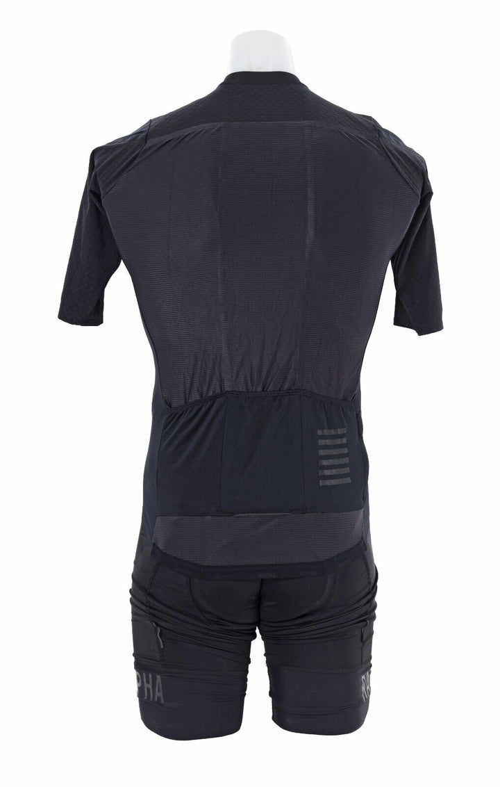 Rapha Pro Team Aero Short Slv Cycling Kit Jersey Bib Shorts Men LARGE BLACK Road