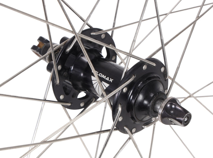 Velomax Sagitta Alloy Clincher Road Bike Wheelset Disc Shimano 10s Rim QR 700c