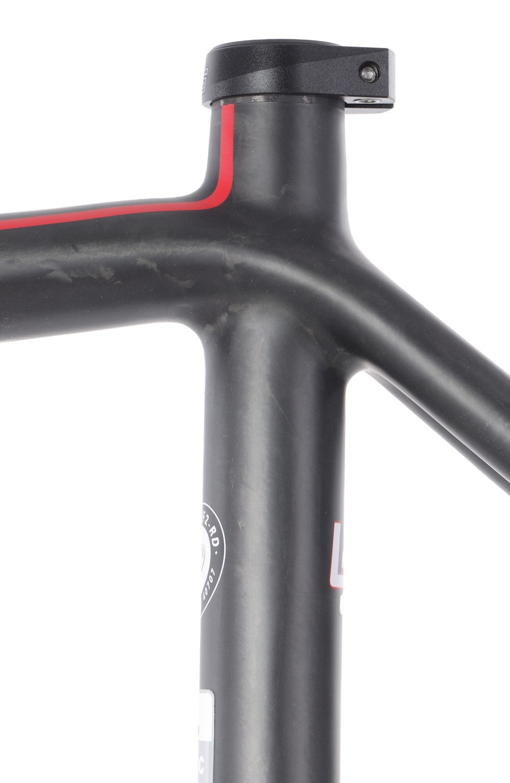 Litespeed L1 Carbon Road Bike Frameset LARGE Matte Nude/Red 700c QR Rim 30T 2016