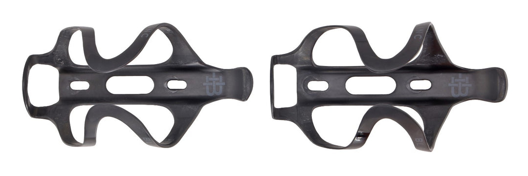 BLACK Inc Water Bottle Cages 1 PAIR Matte BLACK/GREY Road Triathlon Gravel Bike