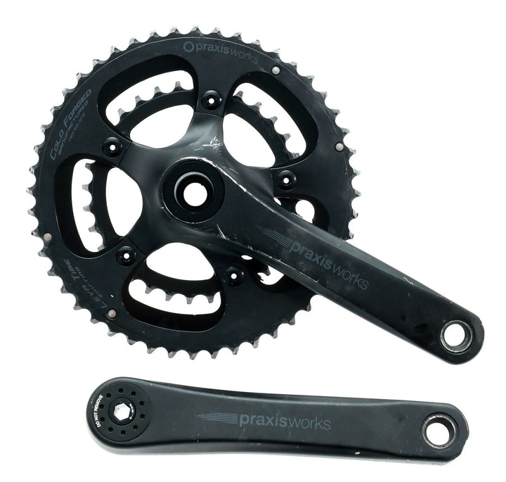 Praxis Alba 10/11 Spd M30 2x Alloy Road Bike Crankset 172.5mm 48/32T Double