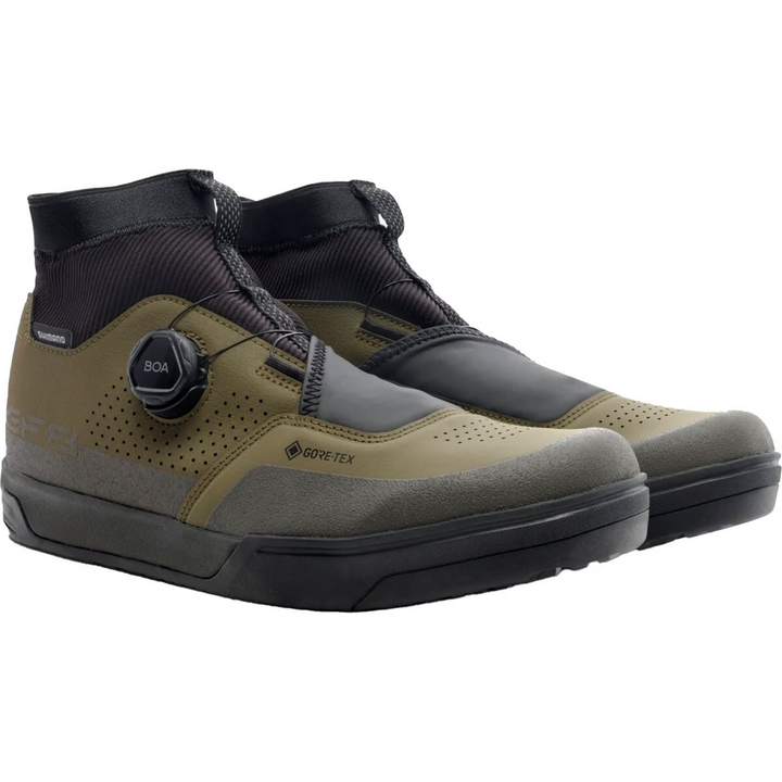 Shimano GF8G Mountain Bike Shoes EU 43 US Men 9 Flat Pedal Boa KHAKI E-Bike MTB