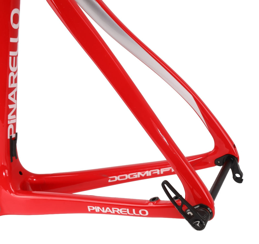 Pinarello Dogma F10 Disc Carbon Road Bike Frameset 56cm Red White Italy 2020