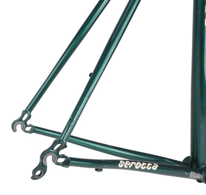 Serotta Colorado III Steel Road Bike Frameset 59cm Carbon GREEN 700c USA Made