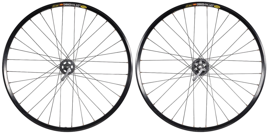 Mavic X717 Disc 26" WTB Alloy Clincher Mtn Bike Wheelset 6B Shimano 9/10 Spd QR