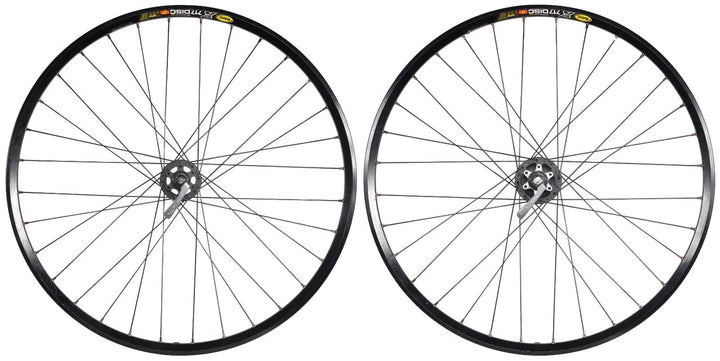 Mavic X717 Disc 26" WTB Alloy Clincher Mtn Bike Wheelset 6B Shimano 9/10 Spd QR