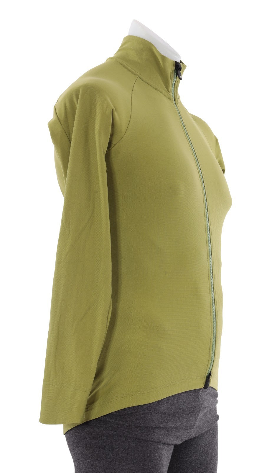Velocio Thermal Long Sleeve Men Zip Cycling Jersey Green MEDIUM Road Bike