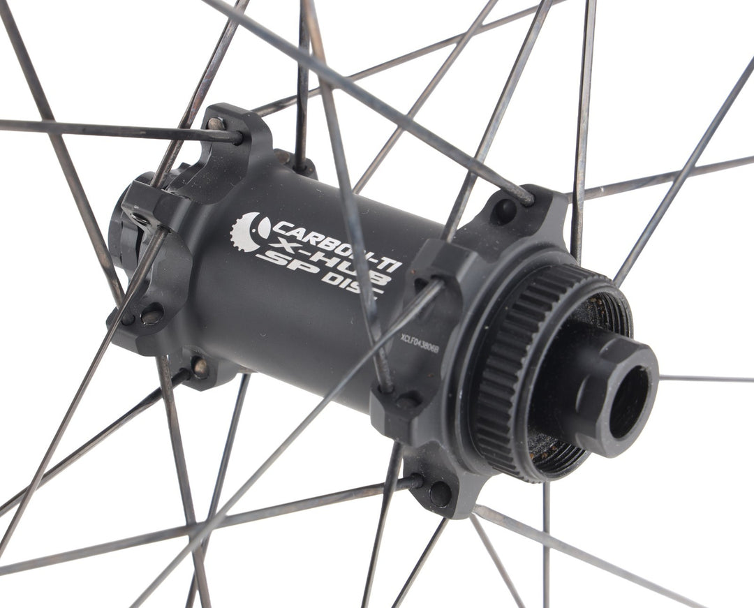 Carbon Ti Duke Baccara X 36 Tubeless Disc Road Bike Wheelset Shimano 11 Spd 700c