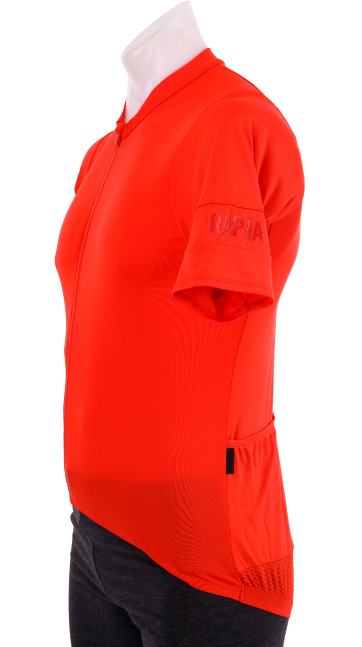 Rapha Pro Team Fly Weight Short Sleeve Jersey Men LARGE Orange Road Bike Gravel