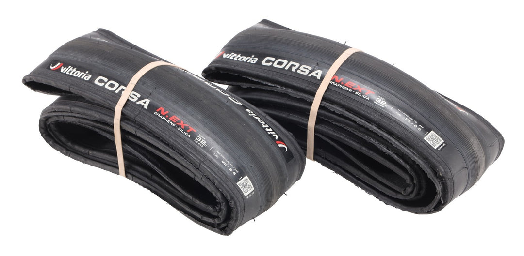 Vittoria Corsa N.EXT Clincher Road Bike Tires 700x32c PAIR Graphene Silica